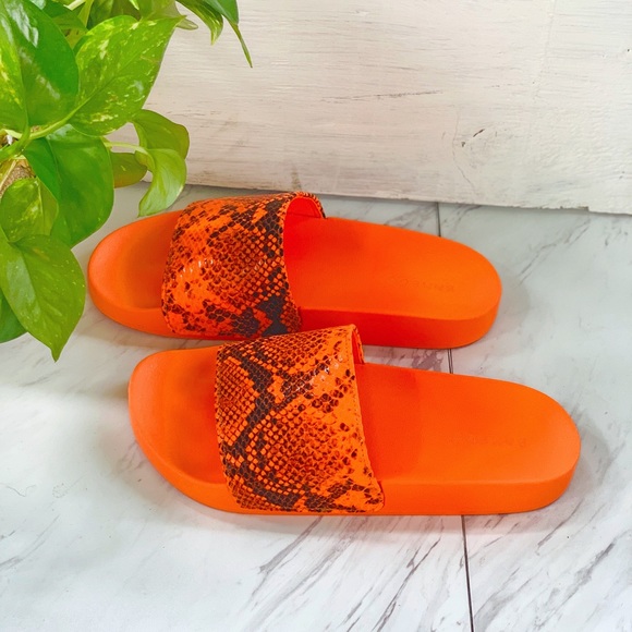 Orange Snake Sandal Pool Slide - Picture 2 of 7